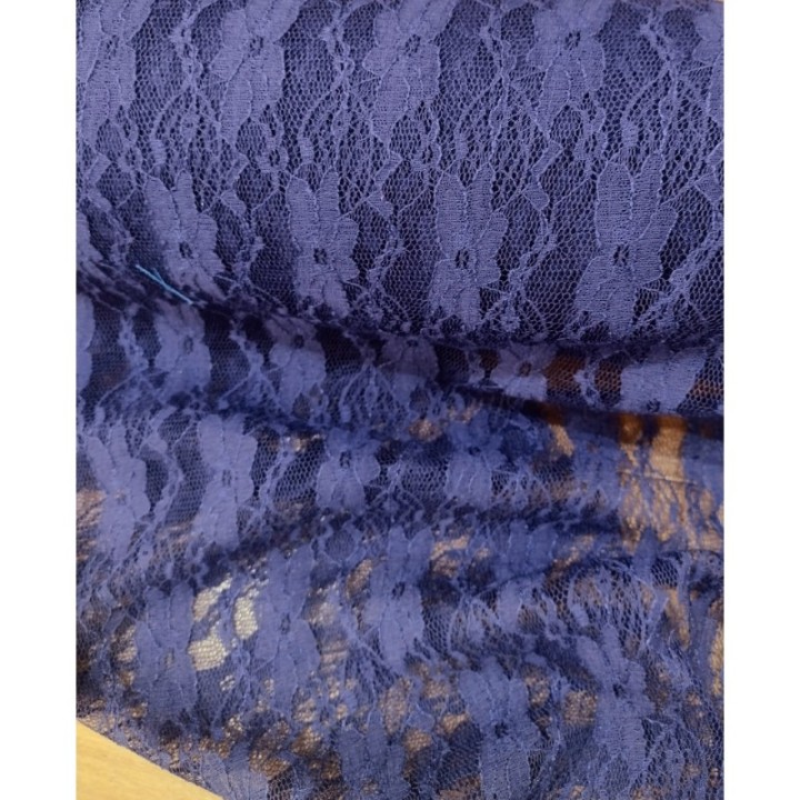 Encaje elastizado Azul