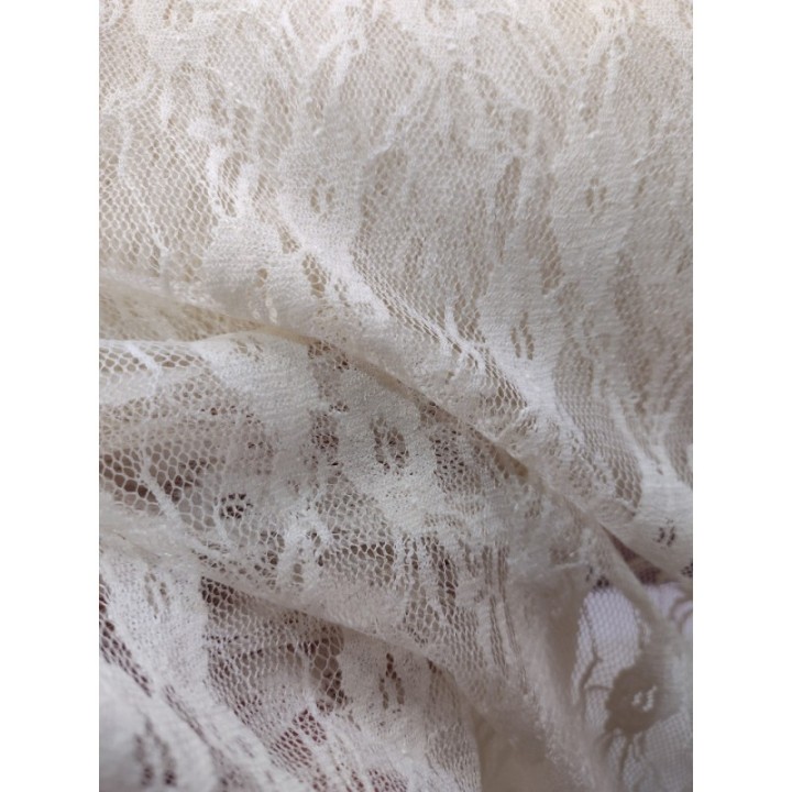 Encaje elastizado Blanco